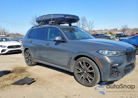 2021 BMW X7 xDrive40I из США, поврежденный, VIN 5UXCW2C06M9F88458